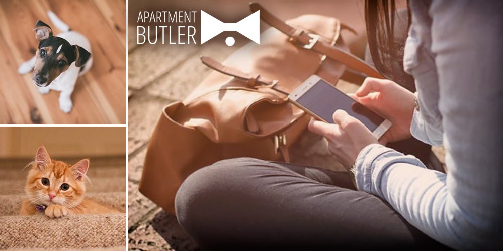 Schedule a Dog Walk or Cat Visit right from your phone with @AptButler's mobile app!! #PetSitting #HoustonApartments apartmentbutler.com/#pet-sitting