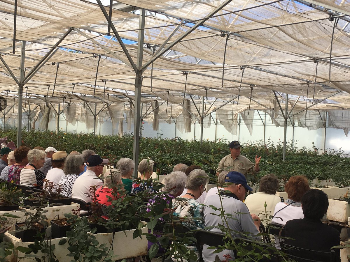 hortinix's tweet photo. Stunning spring day for a farm tour! Showing off our roses &amp; berries today! #education #ag #connectingwithconsumers #Roses2Go https://t.co/PIuJ01mmet