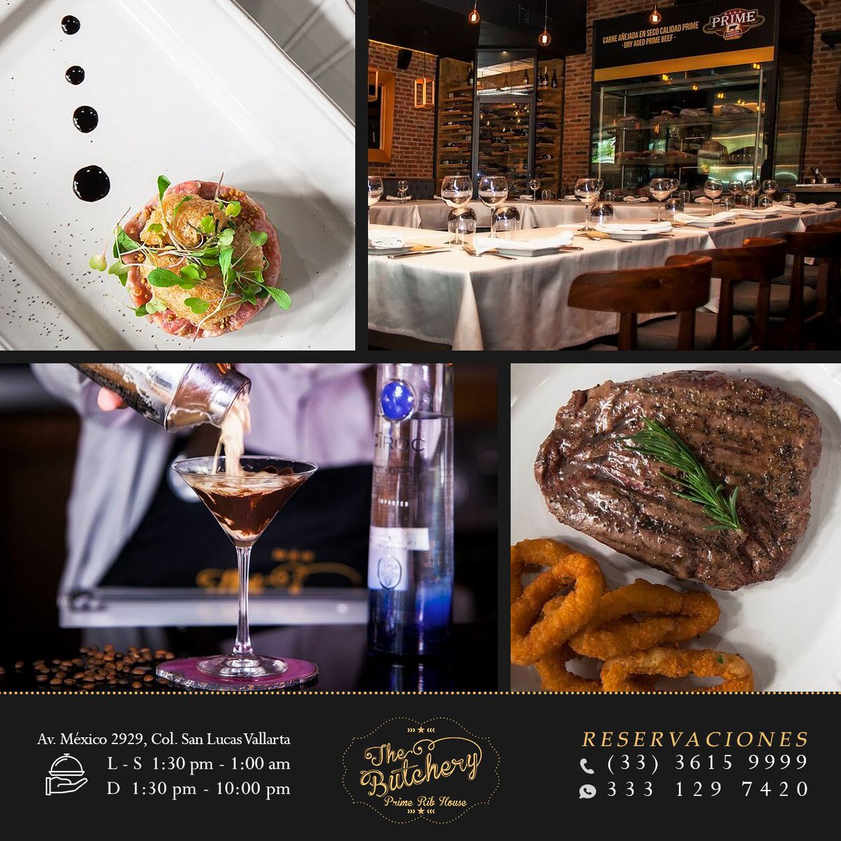 THE BUTCHERY es el lugar ideal para festejar o sólo por el gusto de ir.
thebutcheryprime.com <a href="/_EnGdl/">En Guadalajara</a> @vidaenGDL #GDL