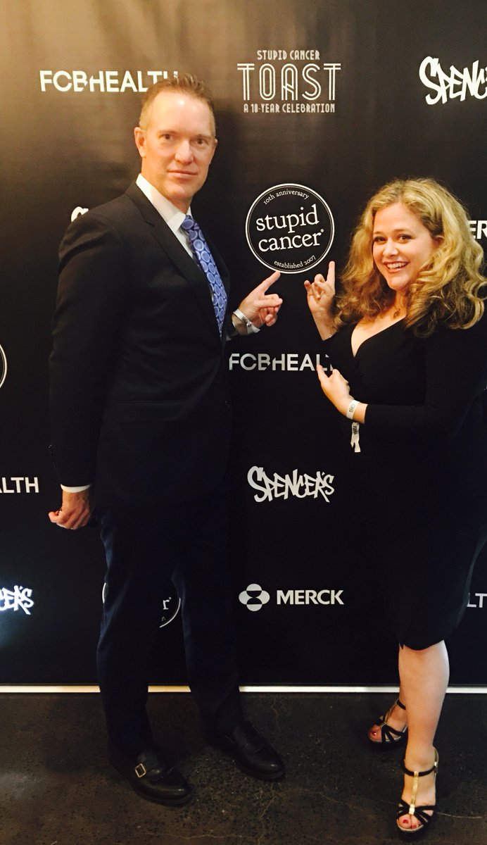 jamiewellsmd's tweet image. Helping @stupidcancer "make young adult #cancer suck less" #toastnyc
