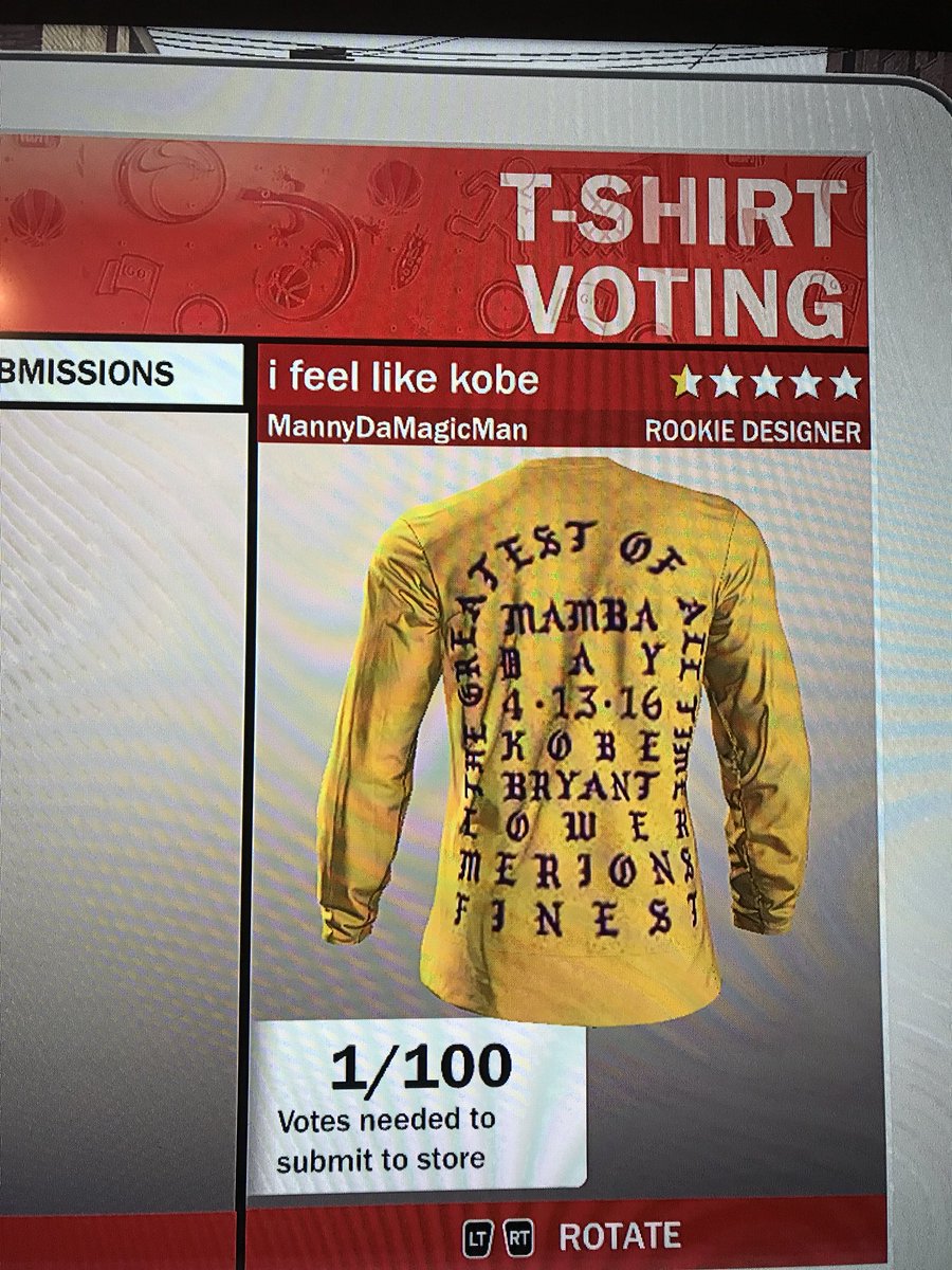 thebighvrt's tweet photo. @2kshirtcreator @2kshirt @2KShirtPromos @2KShirts XB1 GT:MannyDaMagicMan https://t.co/QNIt5JusK2