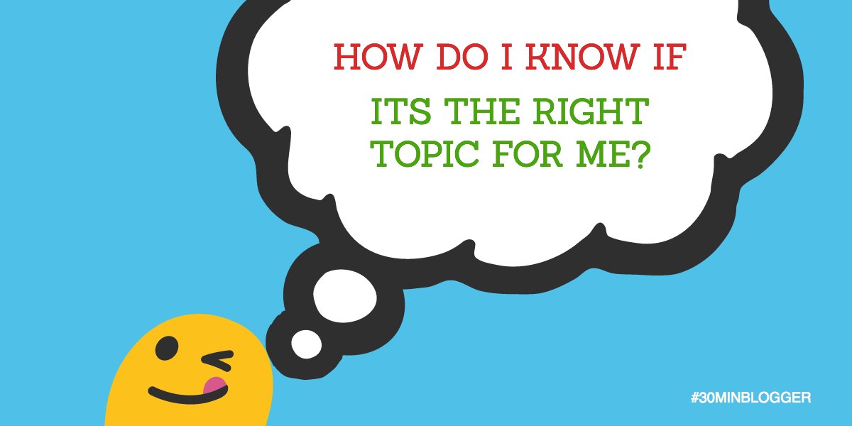 Thinking of starting a #blog? Then make sure you pick the right topic/niche.
bit.ly/2iAB4Ag #30minblogger #BloggingTips