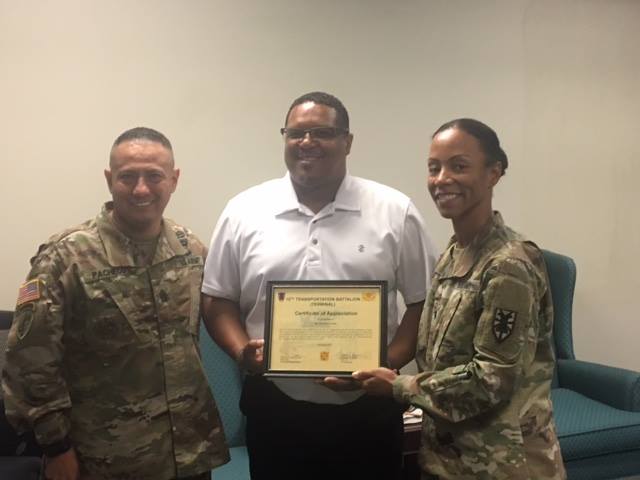 laughtherapist's tweet photo. I received this award today for to the soldiers about my struggles with PTSD & Depression #ProcessingTraumaticSituationsDifferently #GetHelp https://t.co/9DFEHmRixA