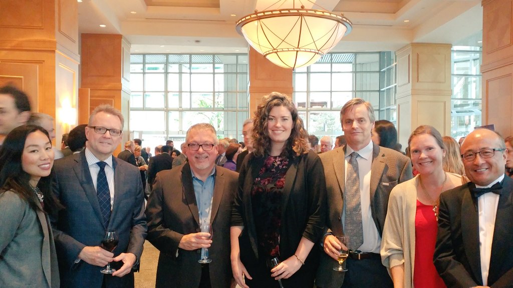 MinhLyQuach's tweet photo. Some of the @HatchGlobal team excited for this evening's #CCAB Gala dinner #PARCertified #Bronze https://t.co/rafuaL0btJ