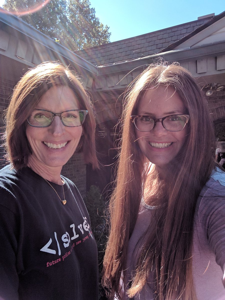 Splendid day at #NJ_FPS Coaches Conference, catching up w/my buddy <a href="/Bec_Chirps/">R. McLelland-Crawley 🌻</a>. Ready to problem solve!