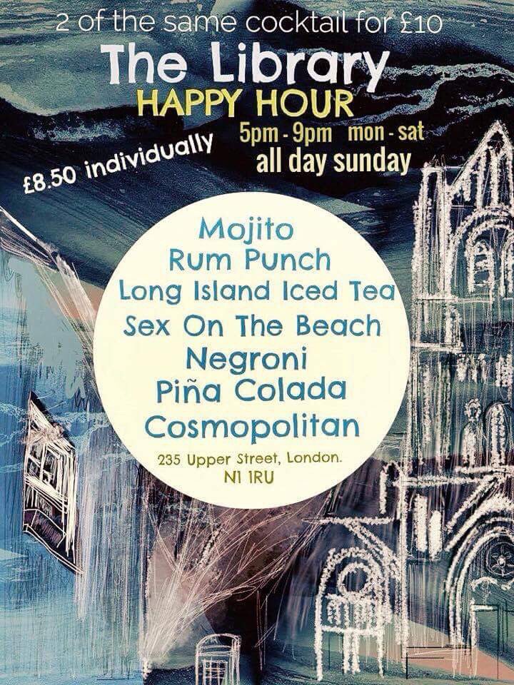 It's Friday! Celebrate the impending weekend with some tasty happy hour cocktails this evening!