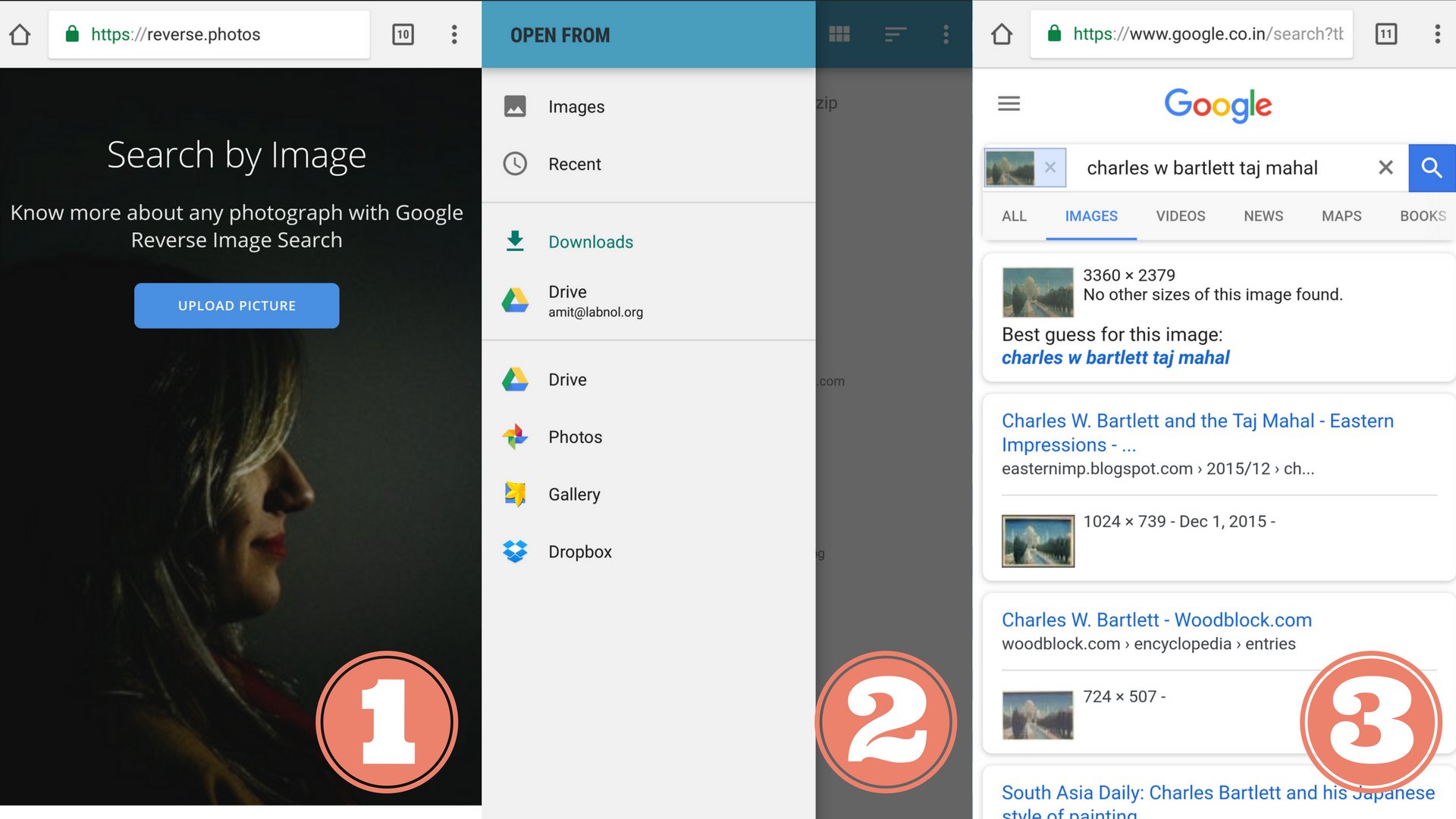 تويتر Amit Agarwal على تويتر Reverse Images Search On Mobile In 3 Easy Steps 1 Open T Co T2caieutsb 2 Upload Existing Photo Or Capture One 3 Check Results T Co X6yc9fjgwr
