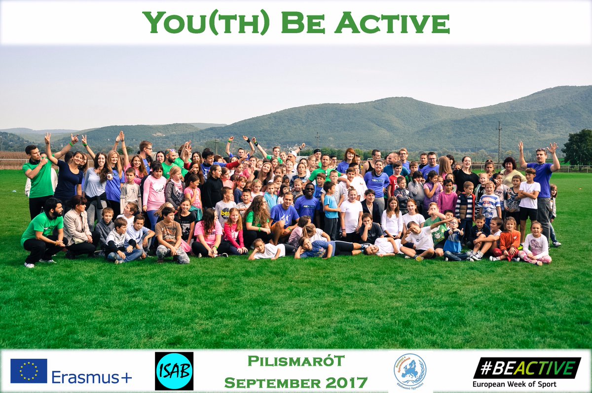 BenceGaram's tweet photo. You(th) Be Active project in Hungary during the third European Week of Sport! @EUErasmusPlus @EU_Commission @EngsoYouth #BeActive #EWoS2017 https://t.co/L35n07C7Gl