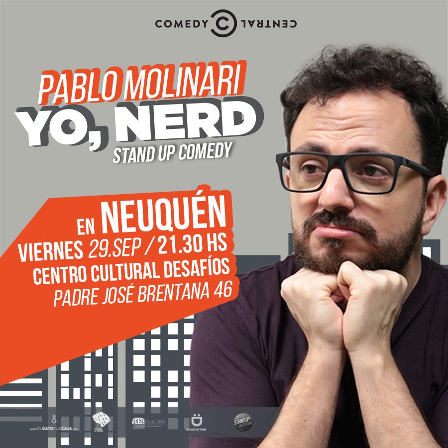 StandUpTime's tweet image. 👉 Neuquén!
Hacé RT y participá por 2x1 para ver a @PabloMolinari  mañana en el Centro Cultural Desafíos! 
Sorteamos mañana a las 17hs!