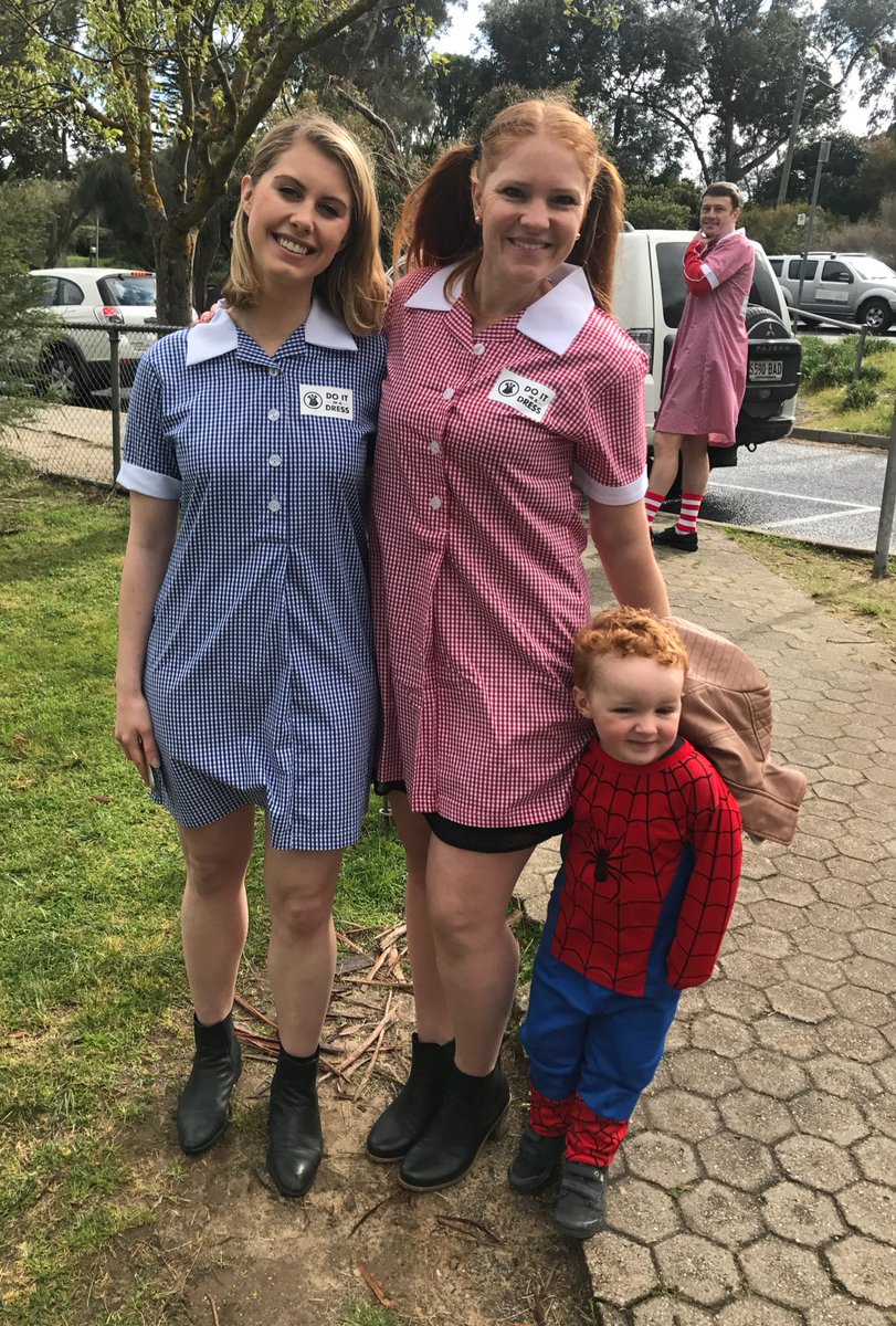 Thanks for the follow, <a href="/martydrill/">Marty Drill</a> Here's myself and your amazing, inspiring CEO meeting spiderman at #CraigburnPrimary this morning. 🤣