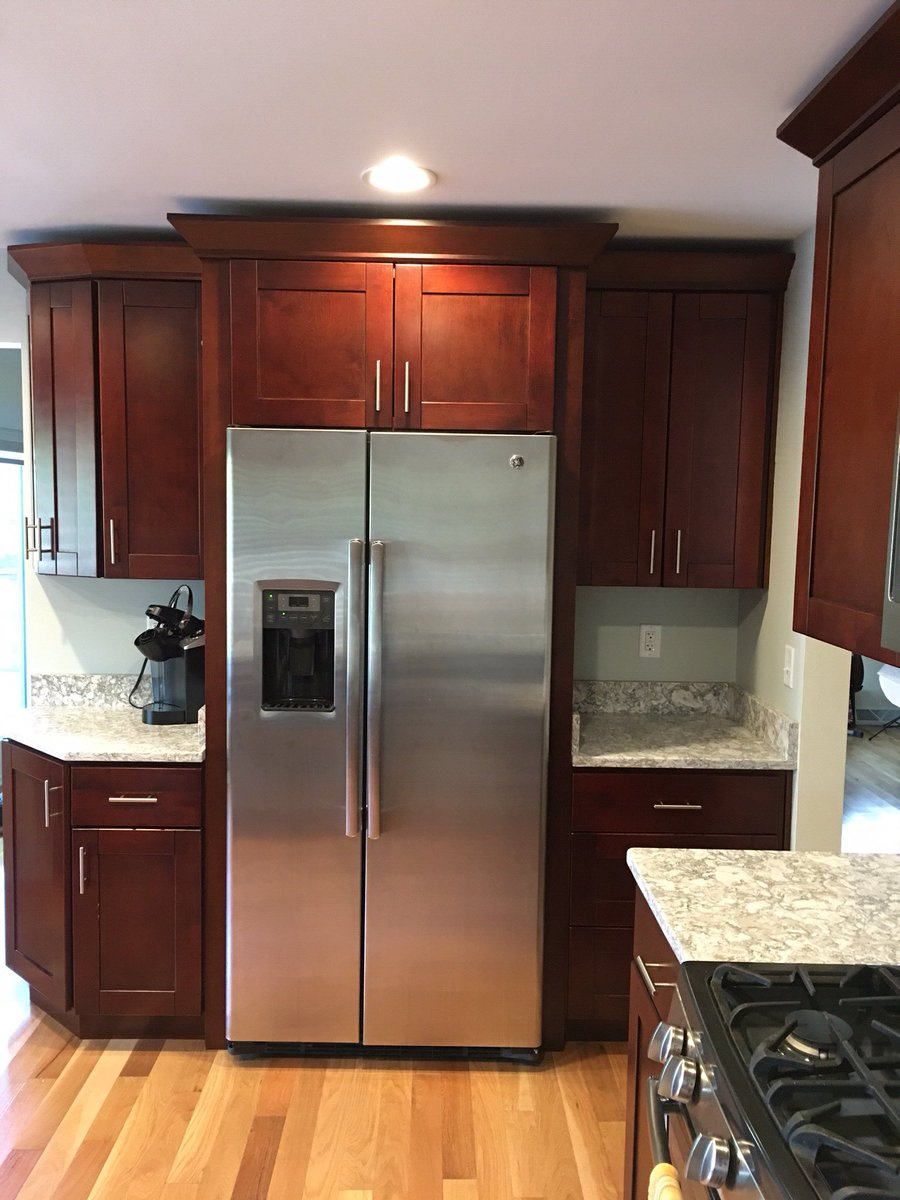 C_G_Direct's tweet photo. Beautiful Sonoma Kitchen designed and sold by our Amazing Designer Sangita Kadkol! #plywoodconstructions #solidmaplewood #kitchendesign https://t.co/5bXMSEVpgd