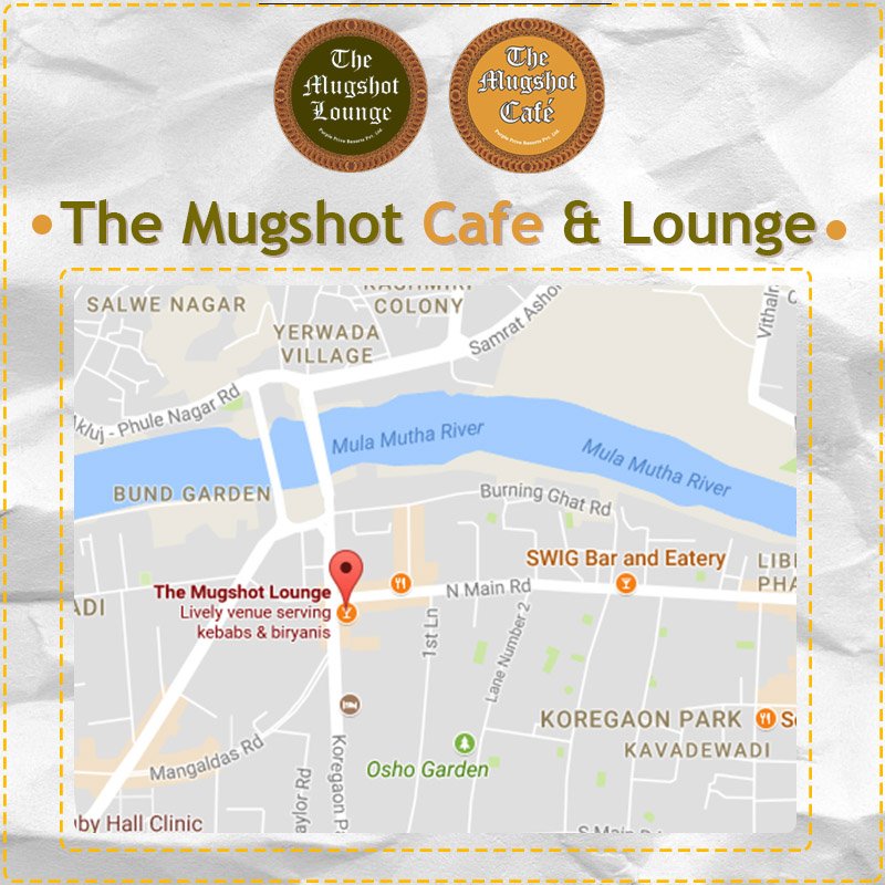 MugshotPune's tweet photo. Here is our invitation for you to our address: 3rd Floor, Jewel Square Mall, Koregaon Park, Pune, Maharashtra 411001 https://t.co/IixwMSE8o7