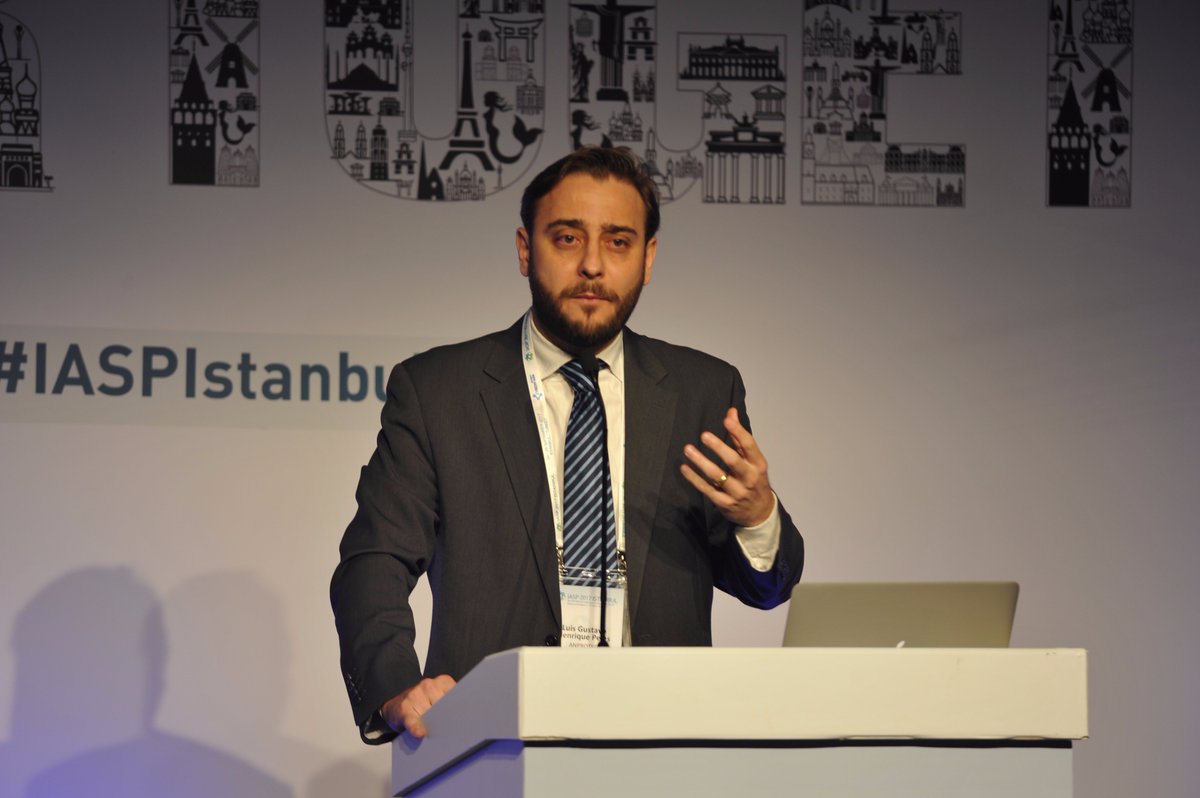 Luis Gustavo Enrique Peles presents “an innovative and Brazilian funding scheme for AOIs and startups” at #IASPIstanbul!