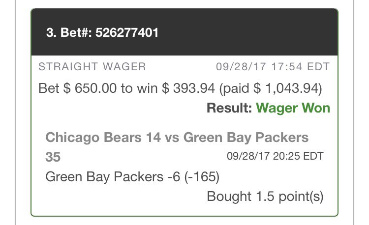 WinningKJ's tweet photo. ❤️#Packers - I'm your baby girl when it comes to #ThursdayNightFootball  too!😘 2-0 tonight, as expected. https://t.co/yTkFtmG60q