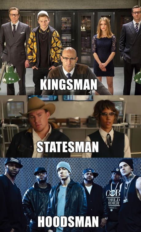 I wonder what'd the agents called in other countries.
9gag.com/tag/kingsman?r…