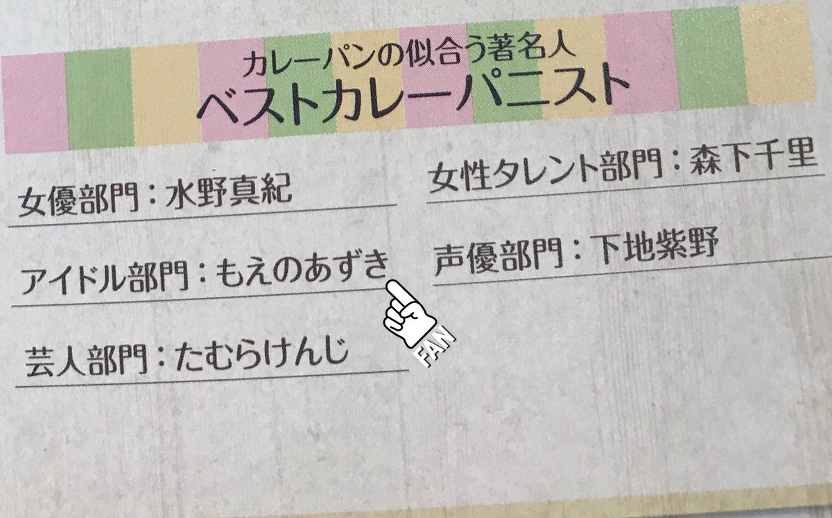 よし カ カレーパニストって どういう意味ですか カレーパンを愛する人 今度 わたくしを ベストアズーキニストに選んでください ﾉﾉ な なんだか すみません 今日の仕事は もう終わりかな 本当に休みがないし 移動も多いし