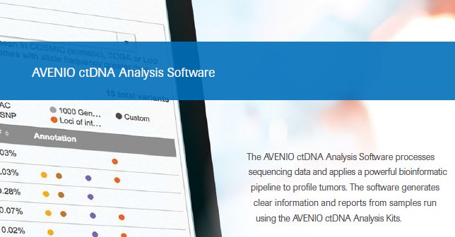 code2cure's tweet image. Read about our AVENIO ctDNA Analysis Software @RocheSequencing tinyurl.com/y7nfqa4q