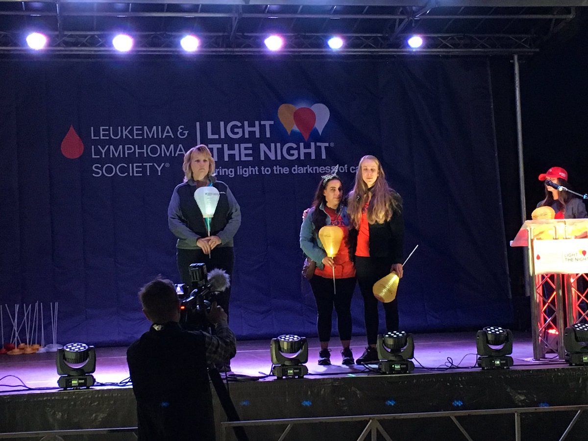 ScottLLevin's tweet photo. @LLSLighttheNightWalk support'g cure for blood cancers. @RachieLev &amp; @rebeccalevin rep'd all that have lost a family member😥. #ReidStrong https://t.co/YIWTwpY4zc