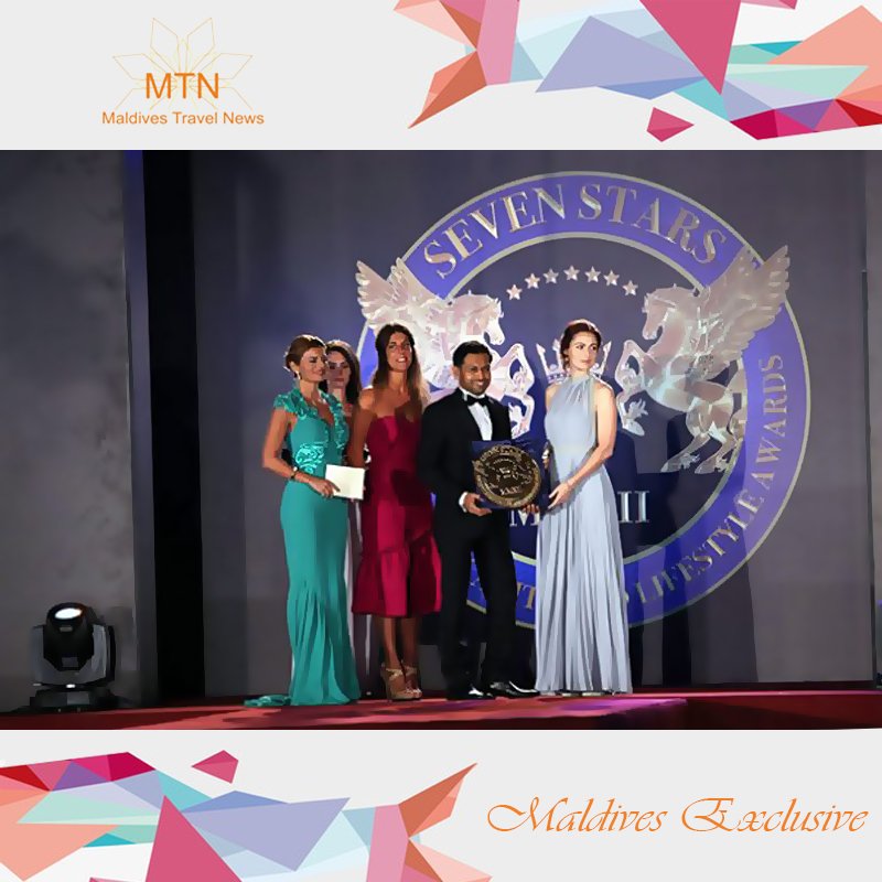 MaldivesTN's tweet photo. Seven Stars Luxury Award Goes To Let's Go Maldives
https://t.co/v6r1Kvt2r7
@letsgomaldives #mtnews #SevenStarLuxury https://t.co/RQ8Vd8wk6c
