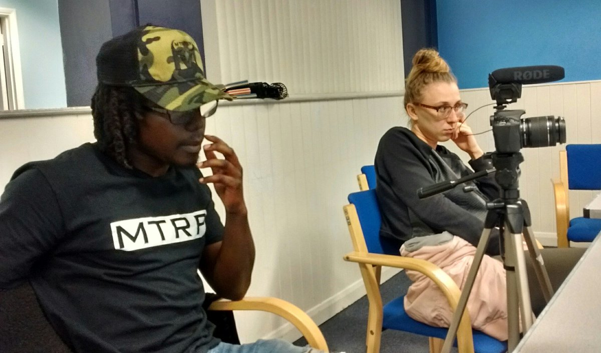 TreeShepherdUK's tweet photo. Curtis @mtwearldn and Florence at #fabricationfilm listening intently at #startoutstartup final motivational session @WalcotLambeth @KYCStu https://t.co/Ksl0XCTjtH