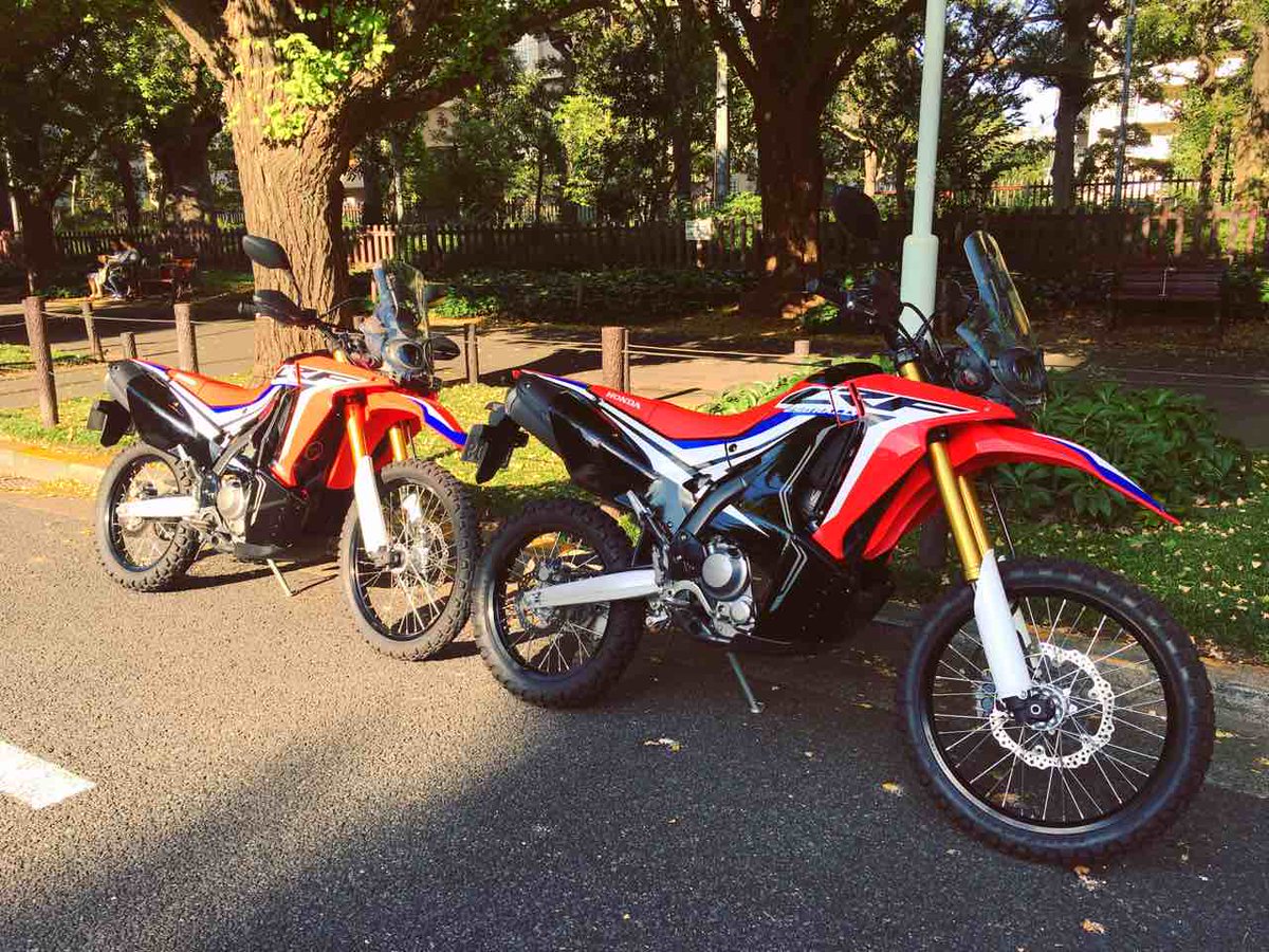 ウェビック バイク選び 今日はcrf250ラリーとそのローダウン版であるタイプldの2台を試乗しています 足つきはどのくらい違うのか など2台を比較した記事を近日アップしますのでお楽しみに