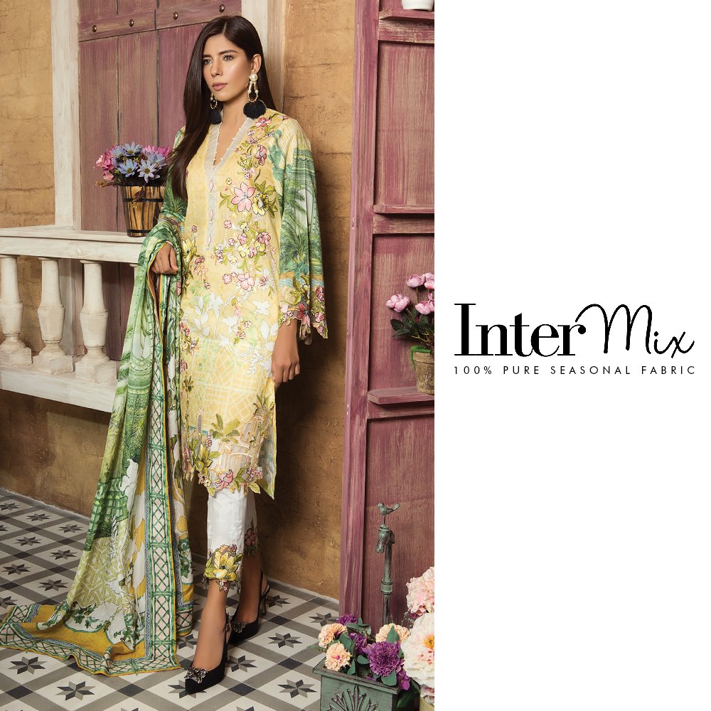 Add the perfect dose of femininity to your look with our ethereal unstitched Intermix Collection. bit.ly/2x48EWG