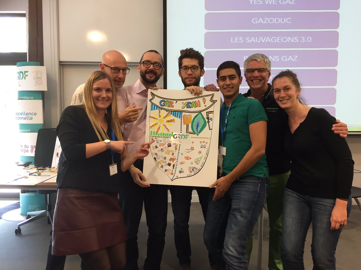 Bravo aux vainqueurs du blason #WelcomeGRDF2017 ! Merci à tous pour vos votes ;) 👏🏾👏🏾