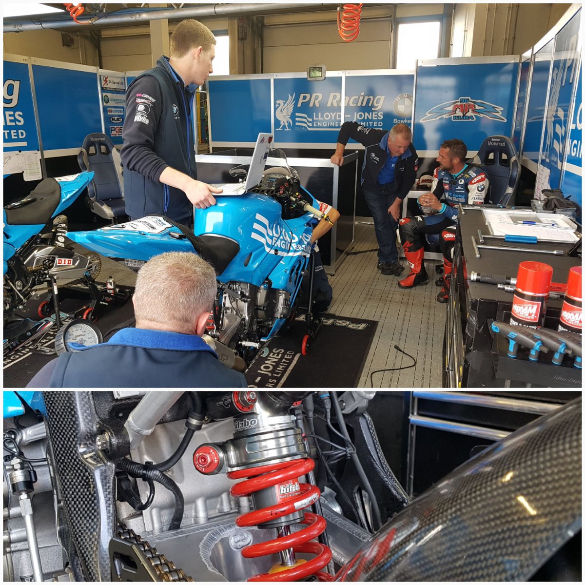 Trying out settings in a sunny FP1 #AssenShowdown #PRRacing #MCEBSB