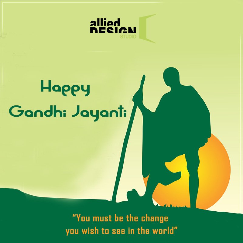 AlliedDesign's tweet image. Happy Gandhi Jayanti #HappyGandhiJayanti #AlliedDesignStudio #Alliedstudios #InteriorDesign #CommercialArchitect #AlliedDesign #Alliedstudio