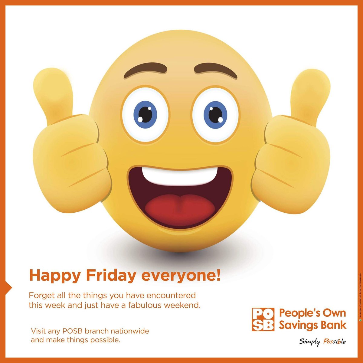 POSBZimbabwe's tweet photo. Have a great weekend.
#simplypossible
#behappy https://t.co/iH4vvgq2XW