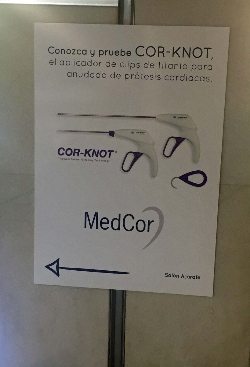 ComMedCor's tweet photo. Si aún no ha probado #CORKNOT en el Congreso de la @SocAnd_CCV pase por la #SalaAljarafe, el especialista de producto le informará y podrá probarlo usted mismo. https://t.co/afN84NdWxx