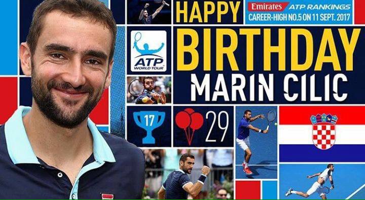 Happy Birthday Marin Cilic. 