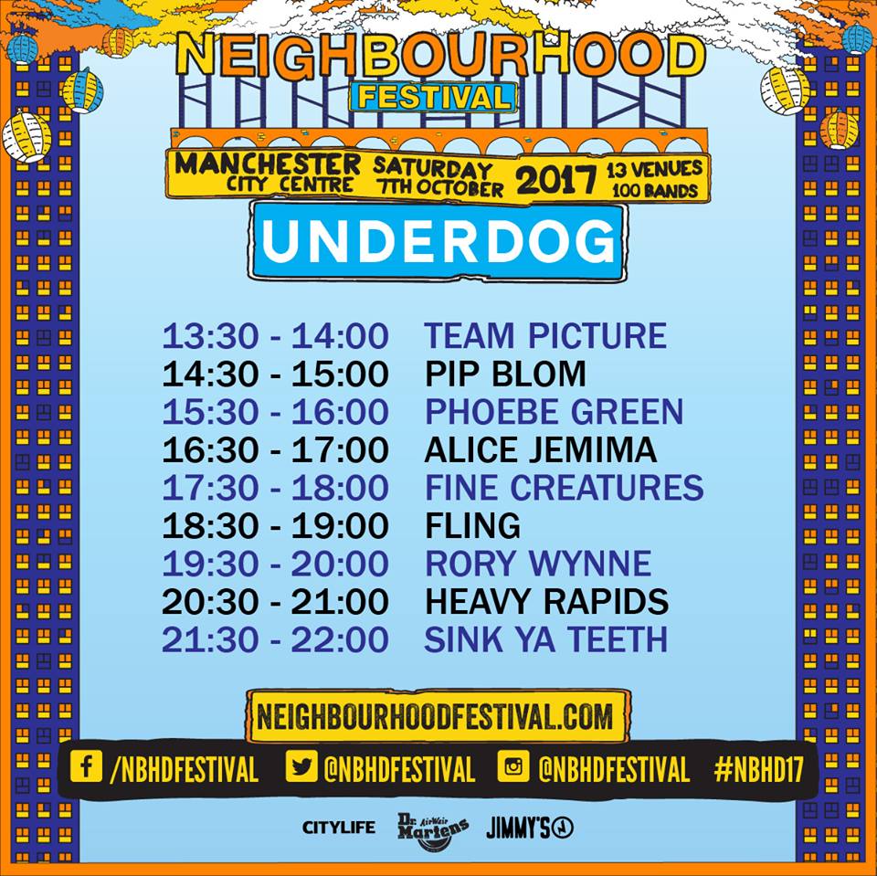 TheRoryWynne's tweet photo. Stage Times for @NBHDFestival are out!
Catch me at 7.30pm at Underdog,
Don't miss it,
Lots of Love,
Rory Wynne 🕶️x https://t.co/YwFNC4ewGB
