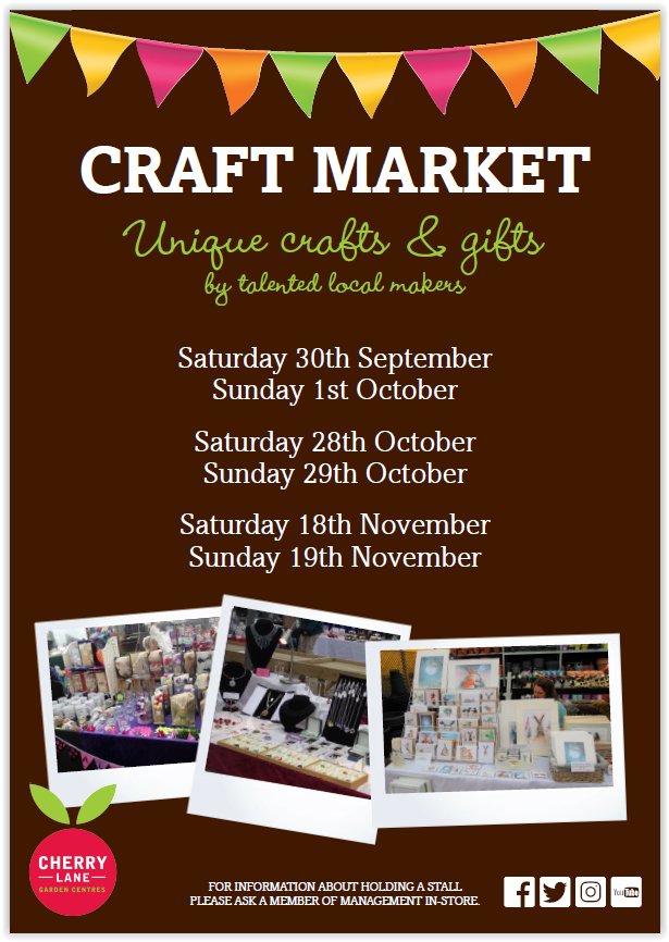 Cherry Lane Garden C On Twitter Why Not Come Along To Our Craft