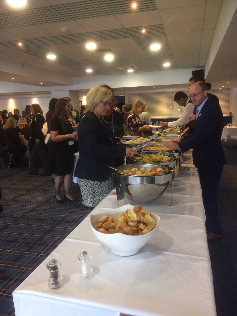 BDBofE's tweet photo. After food for thought, food for the body! It's as delicious as ever! #headsconference https://t.co/107F2ZwvKt