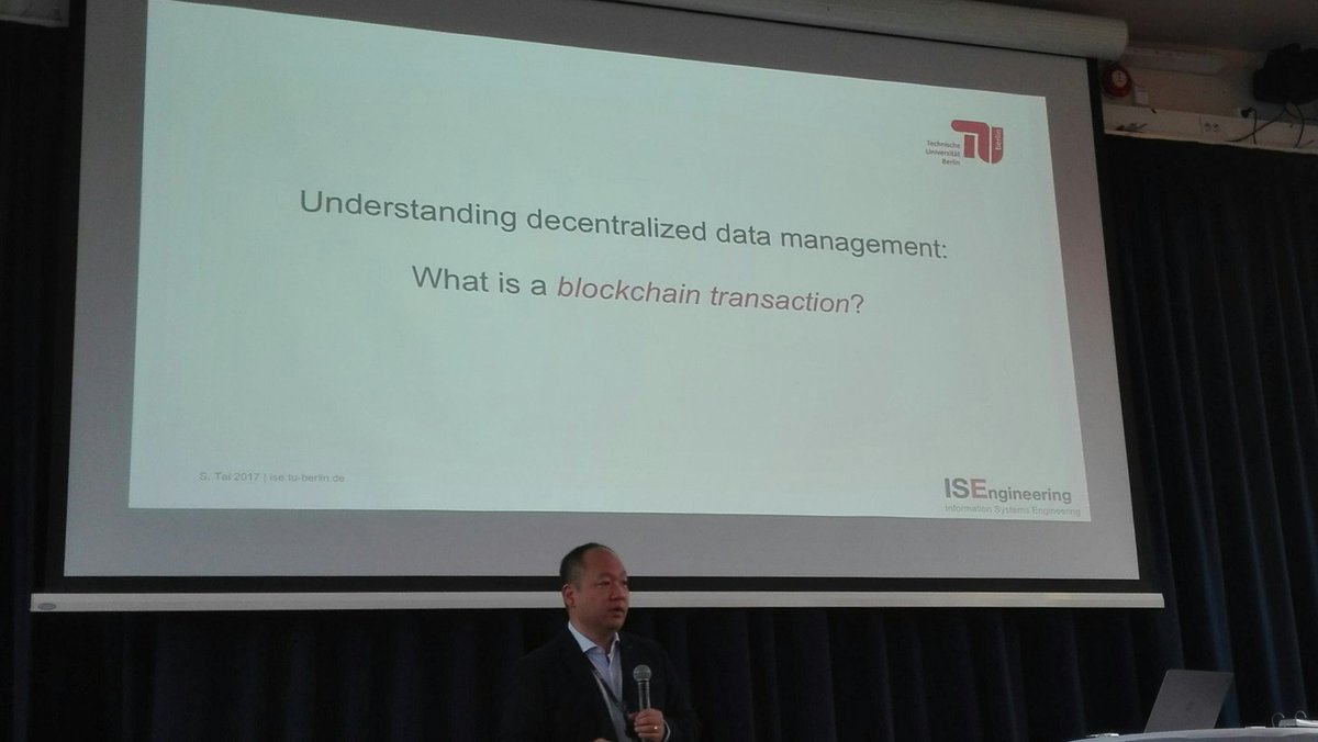 Interesting keynote <a href="/esocc/">ESOCC 2017</a> on #blockchain by <a href="/StefanTai/">Stefan Tai</a> from TUB. One of the <a href="/DITASproject/">DITAS project</a> partner