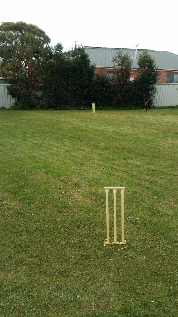 Pino Artavilla On Twitter Backyard Cricket Pitch Looking Its