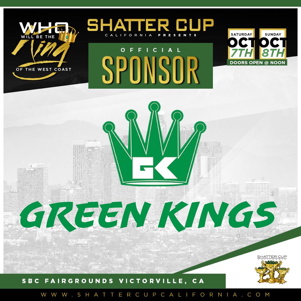 TheGreenKings's tweet photo. @ShatterCup #Sponsor #GreenKings https://t.co/B04056XcmZ