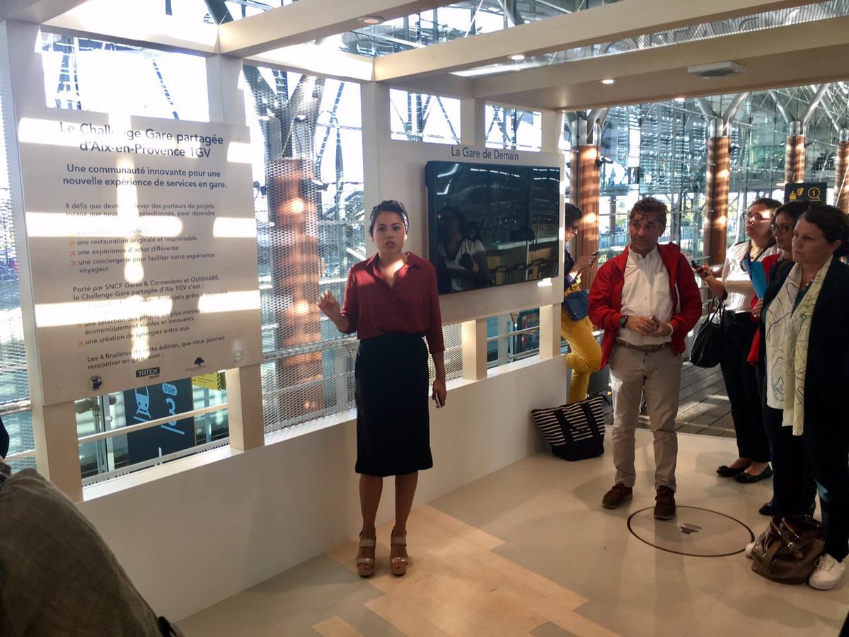 Ouishare_Fr's tweet image. Fiers de présenter #GarePartagée, une offre de services alternatifs en Gare de dans le cadre de #Aixploration