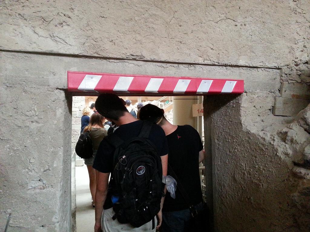 Modern humans passing through bronze age doorways