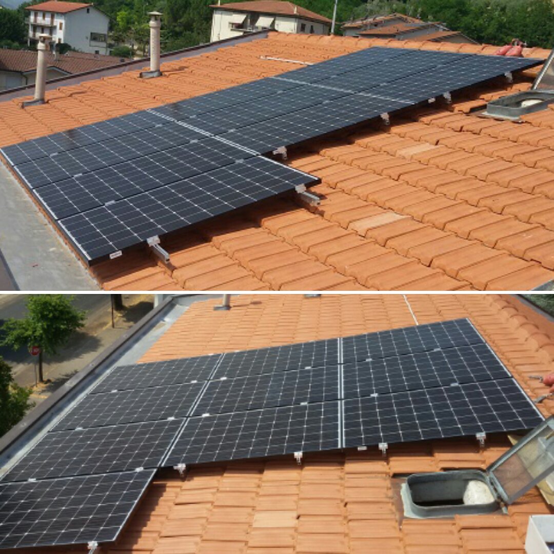 EnergyEdil's tweet photo. #CASTELPLANIO @RegioneMarcheIT #impiantofotovoltaico 3,00 kWp #moduli #BenQ #OTTIMIZZATORIdiPOTENZA @SolarEdgePV #energierinnovabili https://t.co/rncTfc7mdV