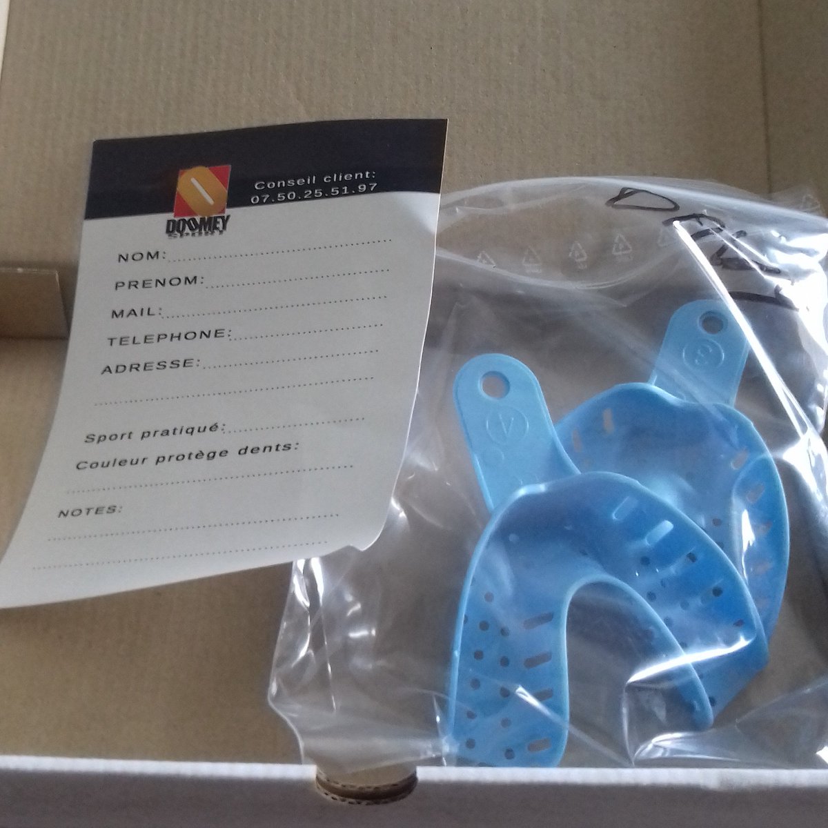 New mouthguard in progress thanks @doomey_sport