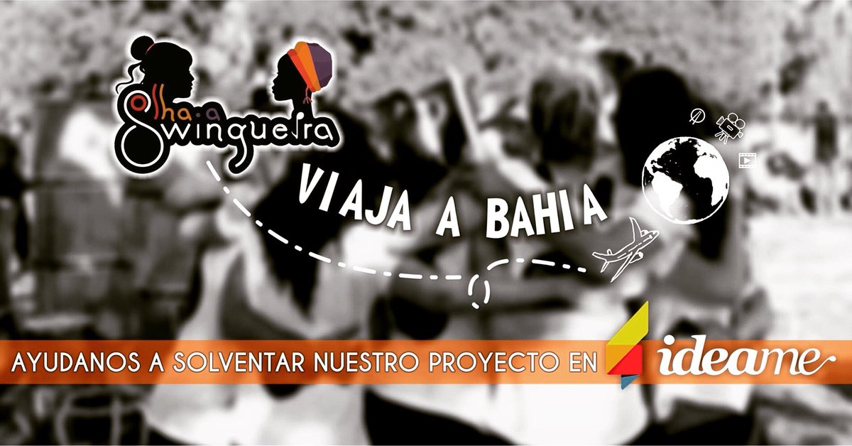 Queremos viajar a Salvador de Bahía para producir un documental. Nos das una mano? Link <a href="/ideamecom/">Ideame</a>: bit.ly/2fDV5ne #crowdfunding