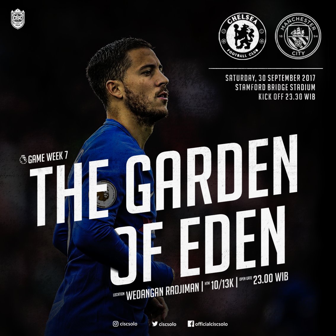 Cisc Regional Solo On Twitter The Garden Of Eden Chelsea V