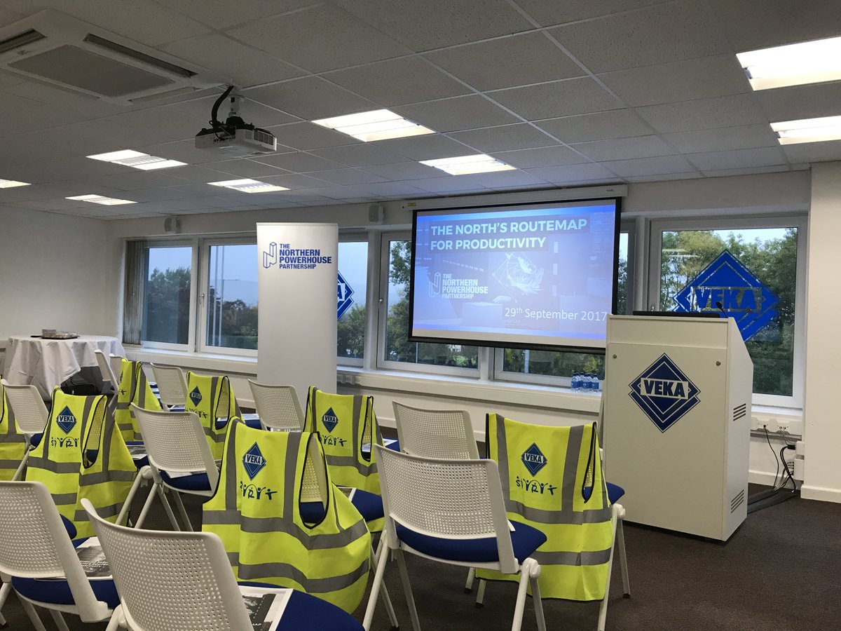 ImageWorksLtd's tweet photo. All ready for the @NP_Partnership event at @VEKA_plc this morning! The weather is definitely as northern as it gets for all the guests ☔️☔️ https://t.co/AZMXc1CioP