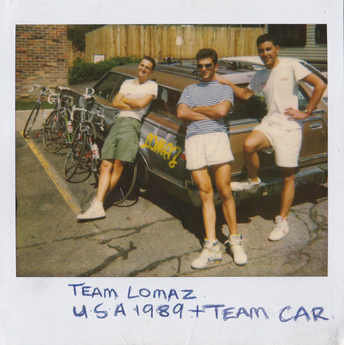 Did you ever have a racing venture overseas?....Heres a pic of ours Cira 1989!