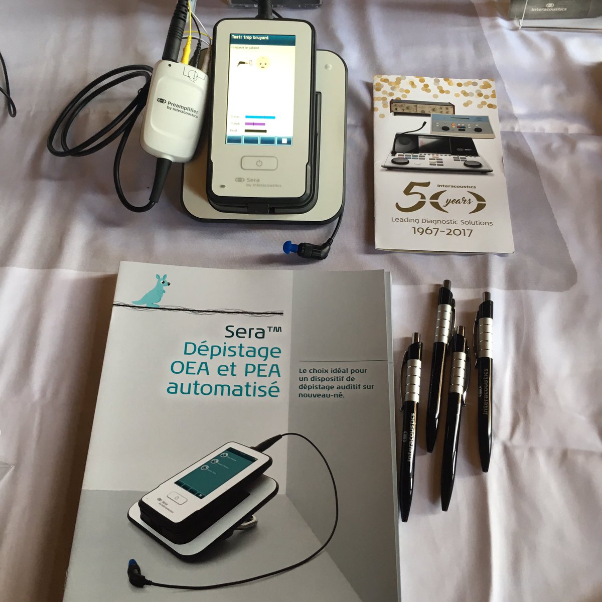 Frankylima's tweet photo. SFA2017 Congrès de la Société Française d'#Audiologie,29-30/09, Paris #interacoustics présente Sera, dépistage OEA et PEA automatisé https://t.co/GWIaprMvsU