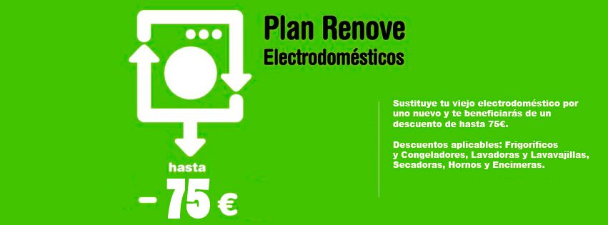 VielsaSL's tweet photo. "No podemos cambiar el ayer, pero todos podemos cambiar el mañana"
Plan renove #electrodomésticos en https://t.co/y8G57a6xtf #FelizFinde https://t.co/VDrdVkAqPB