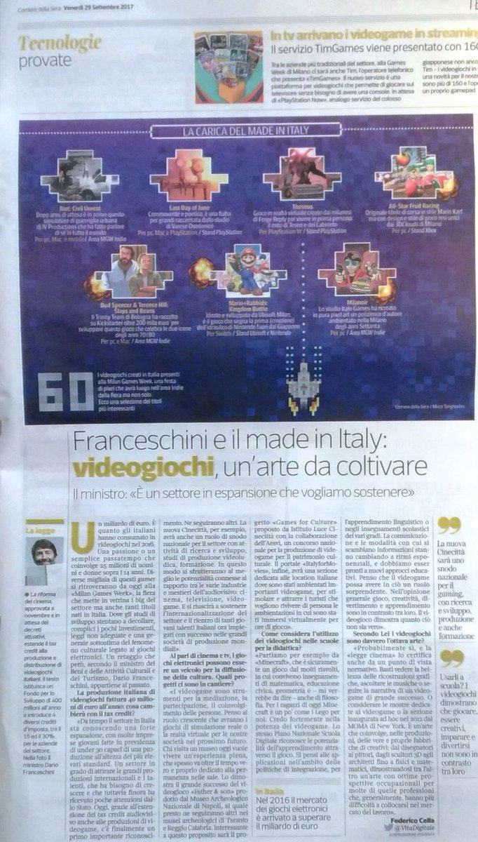 Siamo nati due anni fa per creare #videogiochi al servizio della cultura. Oggi <a href="/FatherandSonVG/">Father and Son</a>  è il simbolo di questo movimento.