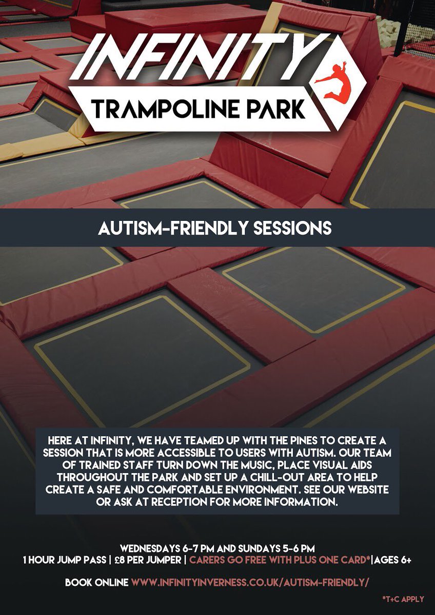 InfinityTPINV's tweet image. 🤘AUTISM FRIENDLY SESSIONS ARE HERE🤘

We are running a trial session on Wed 4th Oct. Please RT 😁

Book Online: infinityinverness.co.uk/booking/